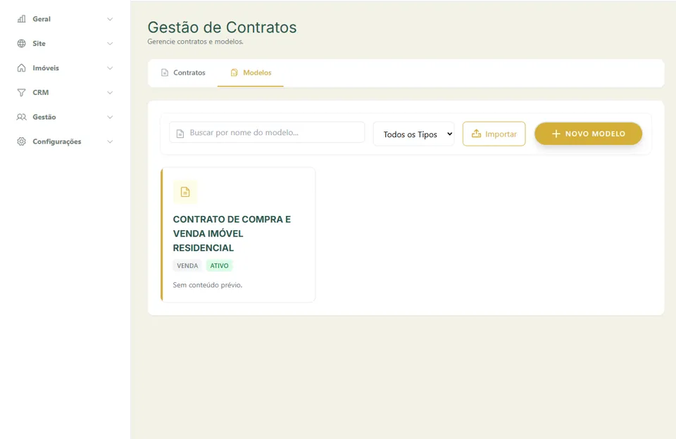 Gestão de contratos na immolab